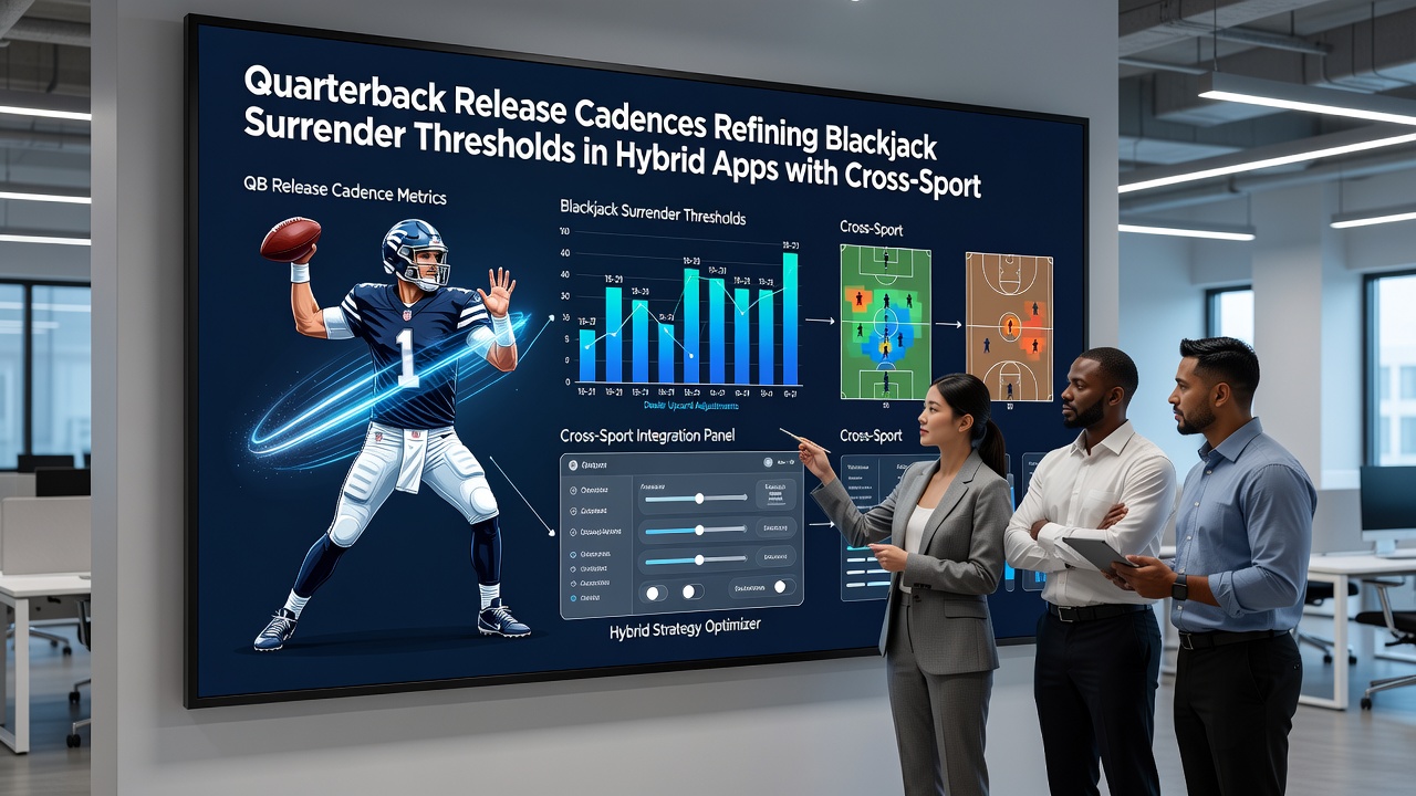 Cross-sport accumulator dashboard showing synchronized blackjack surrender prompts